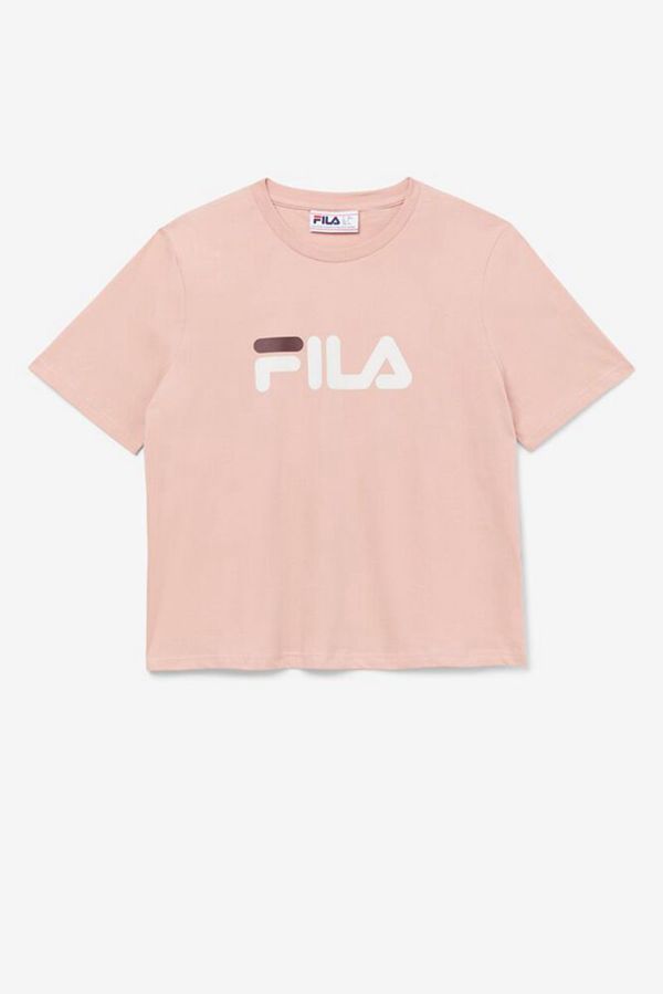 Camisetas Fila Mulher Rosa - Fila Miss Eagle Oversized Graphic Portugal Online,NLKF-63072